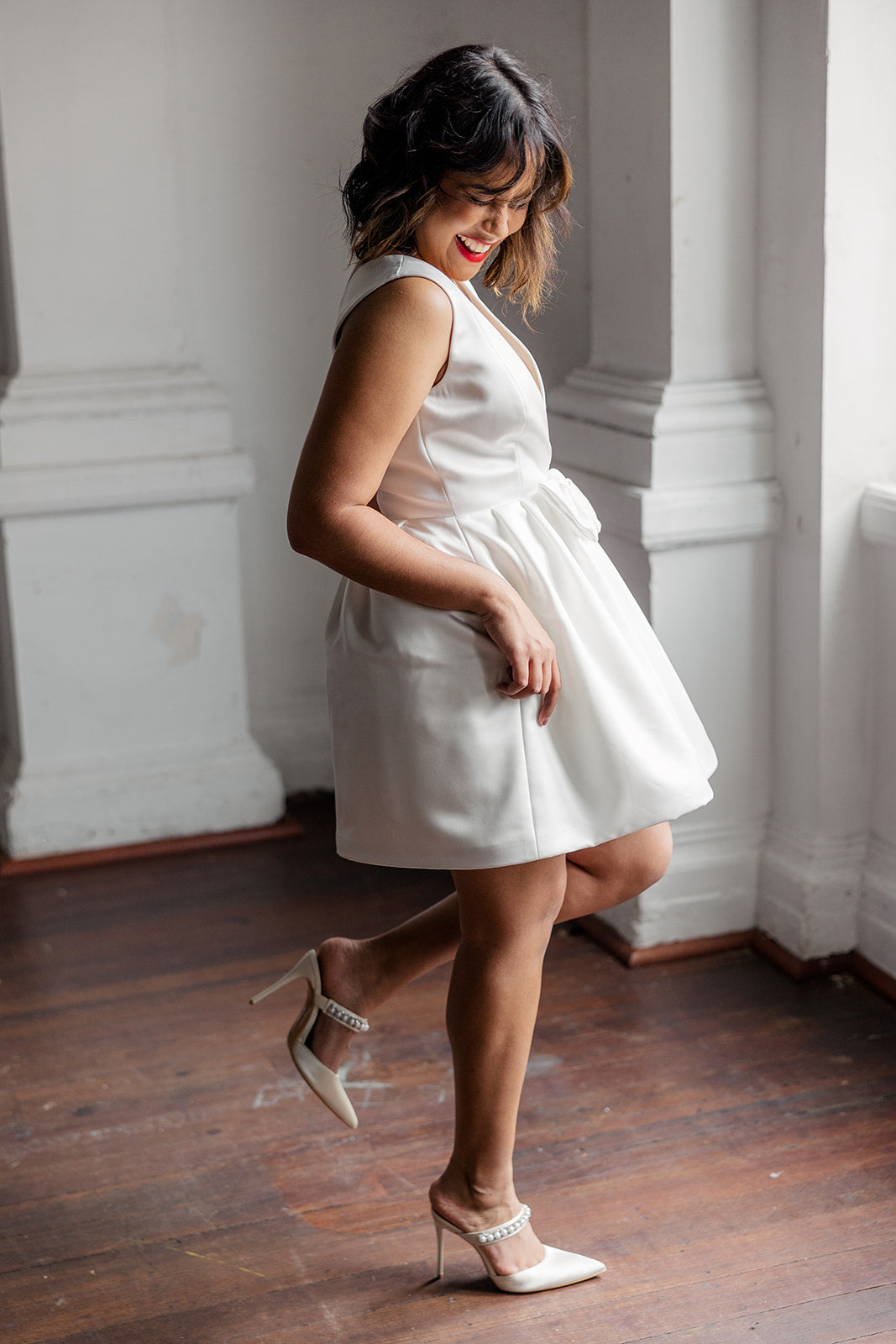 White Short Wedding Dress | Short White Bridal Dress | Elope Bridal