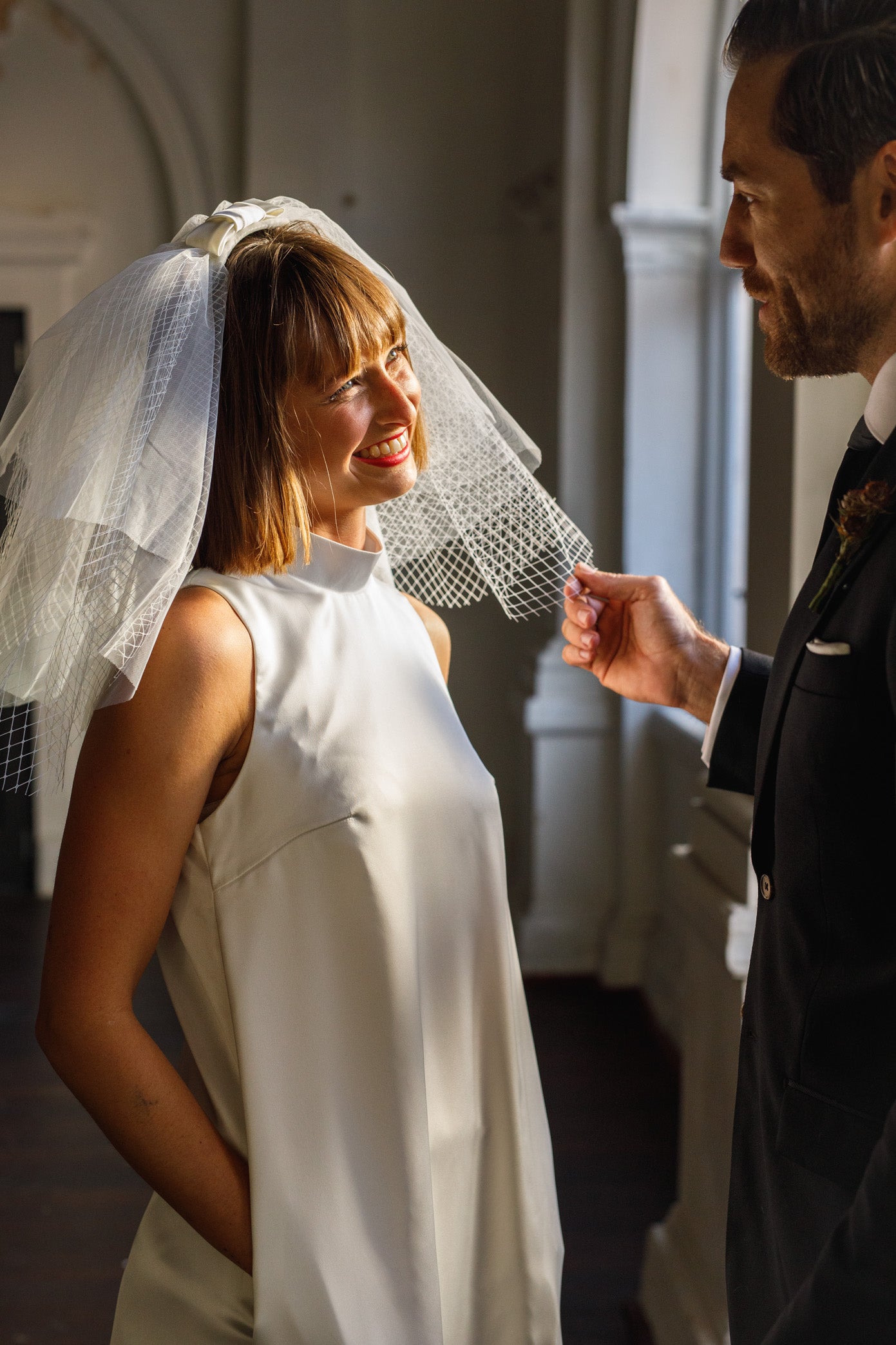 Chapel Of Love Veil | Chantilly Lace Veil | Elope Bridal